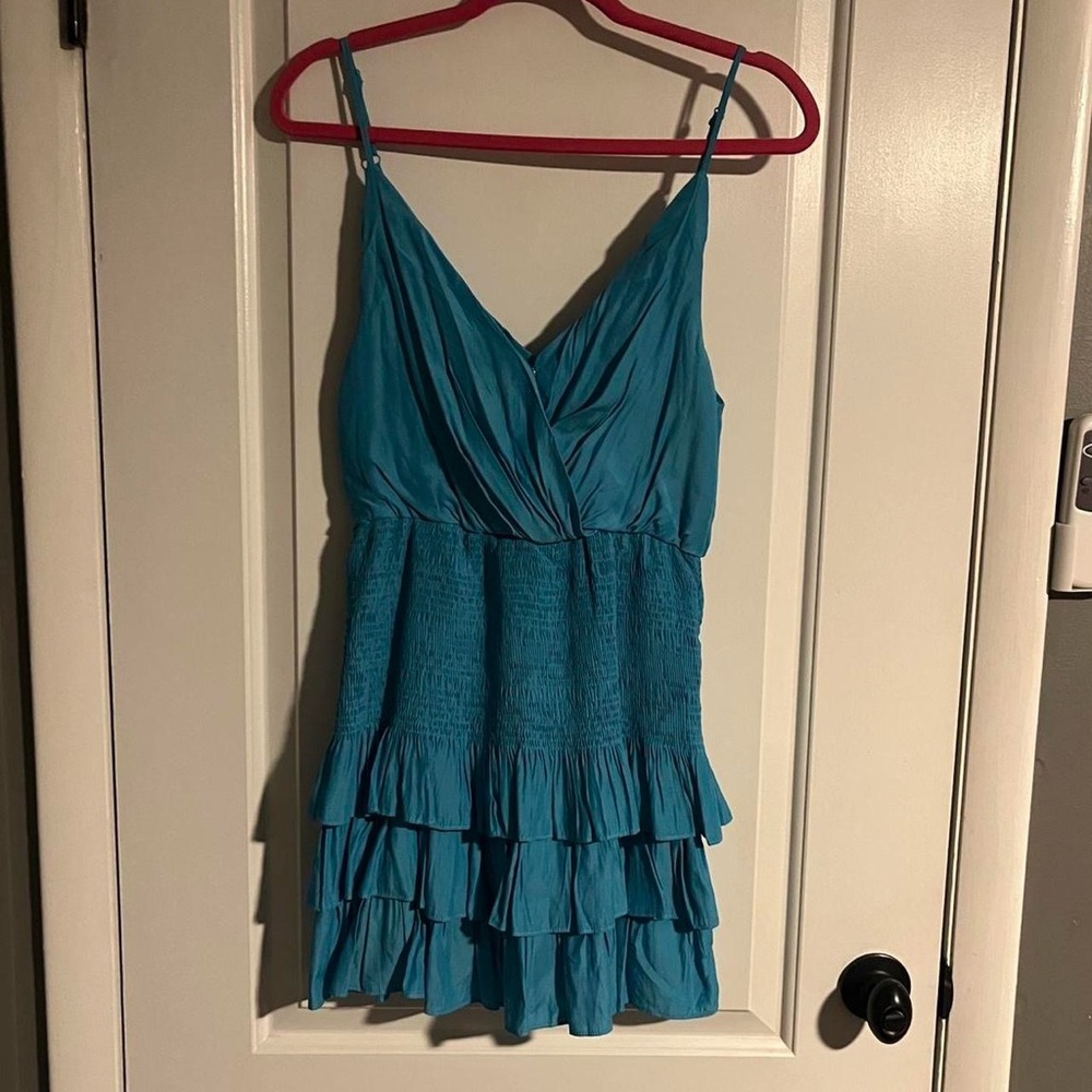 Elegant Blue Sleeveless Top